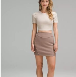 Lululemon Scuba High-Rise Mini Skirt